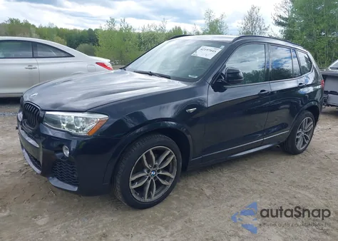 2016 BMW X3 xDrive35I z USA, uszkodzony, nr VIN 5UXWX7C59G0R16920
